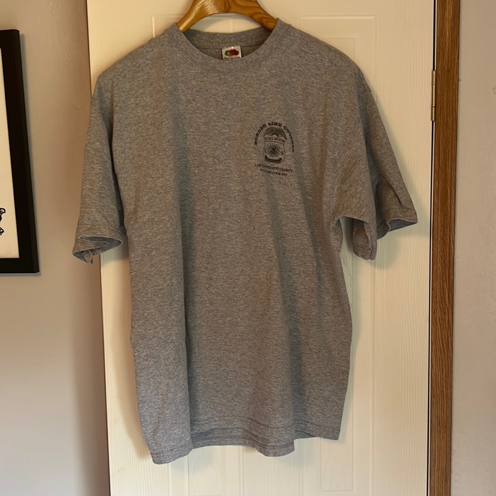 gray mens tee